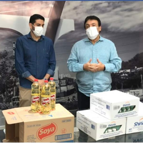 RCRambiental doa alimentos para prefeitura de Taboão da Serra